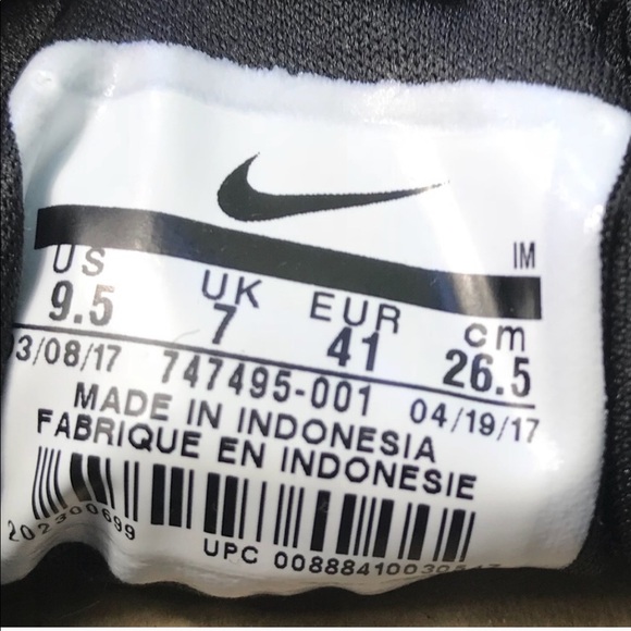 NWT Nike Kaishi NS Black/Metallic Silver WMNS - Picture 7 of 8